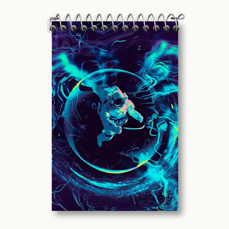 دفتر یادداشت 50 برگ خندالو مدل فضانورد کد F1165