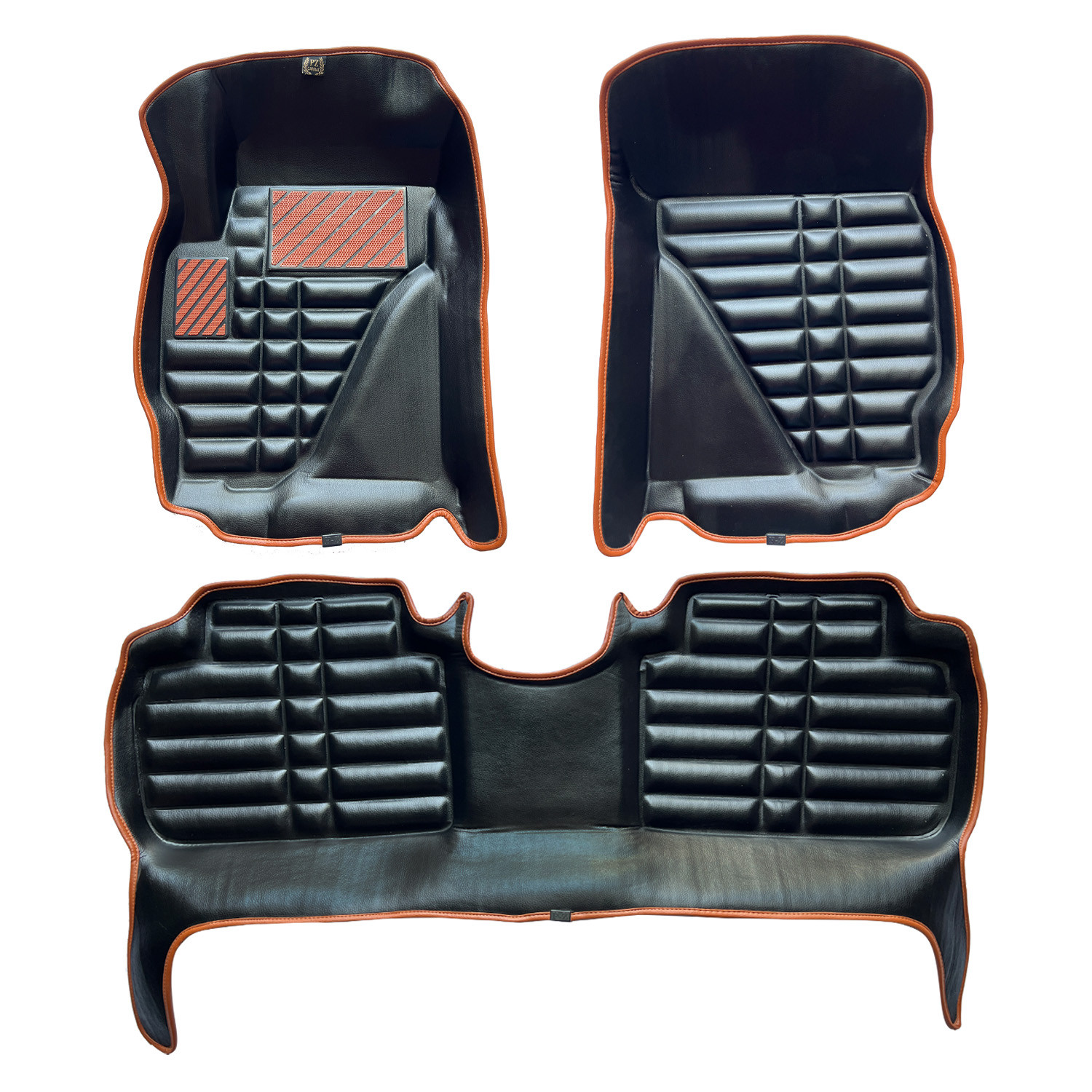 کفپوش پنج بعدی خودرو مدل نواردار مناسب برای هایما S7 به همراه کفپوش صندوق