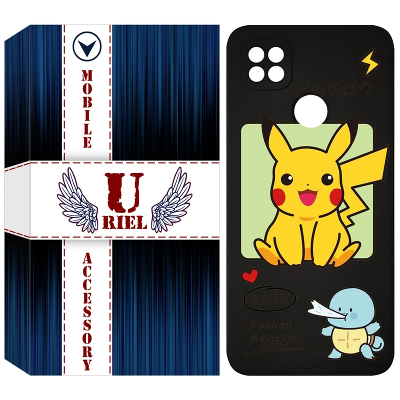 کاور یوریل مدل KSH کد 28 طرح پوکمون مناسب برای گوشی موبایل شیائومی Redmi 10A