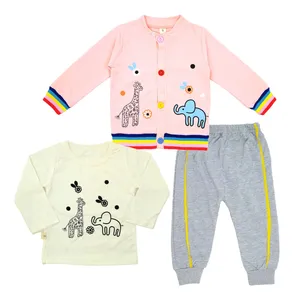 ست 3 تکه لباس دخترانه مدل 1209-12610