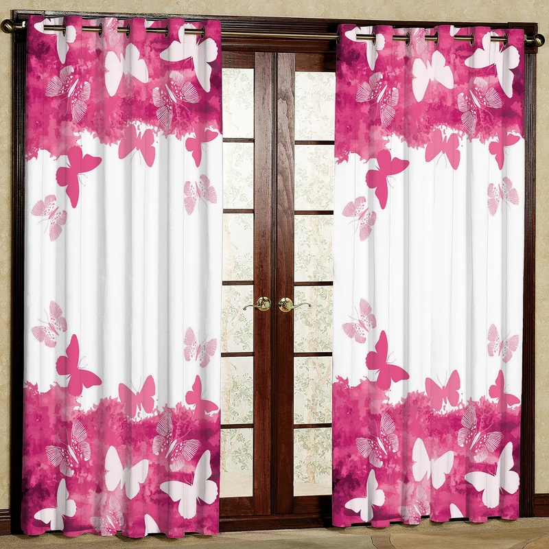 پرده مدل پروانه کد 1082 سایز 140x200 سانتی متر