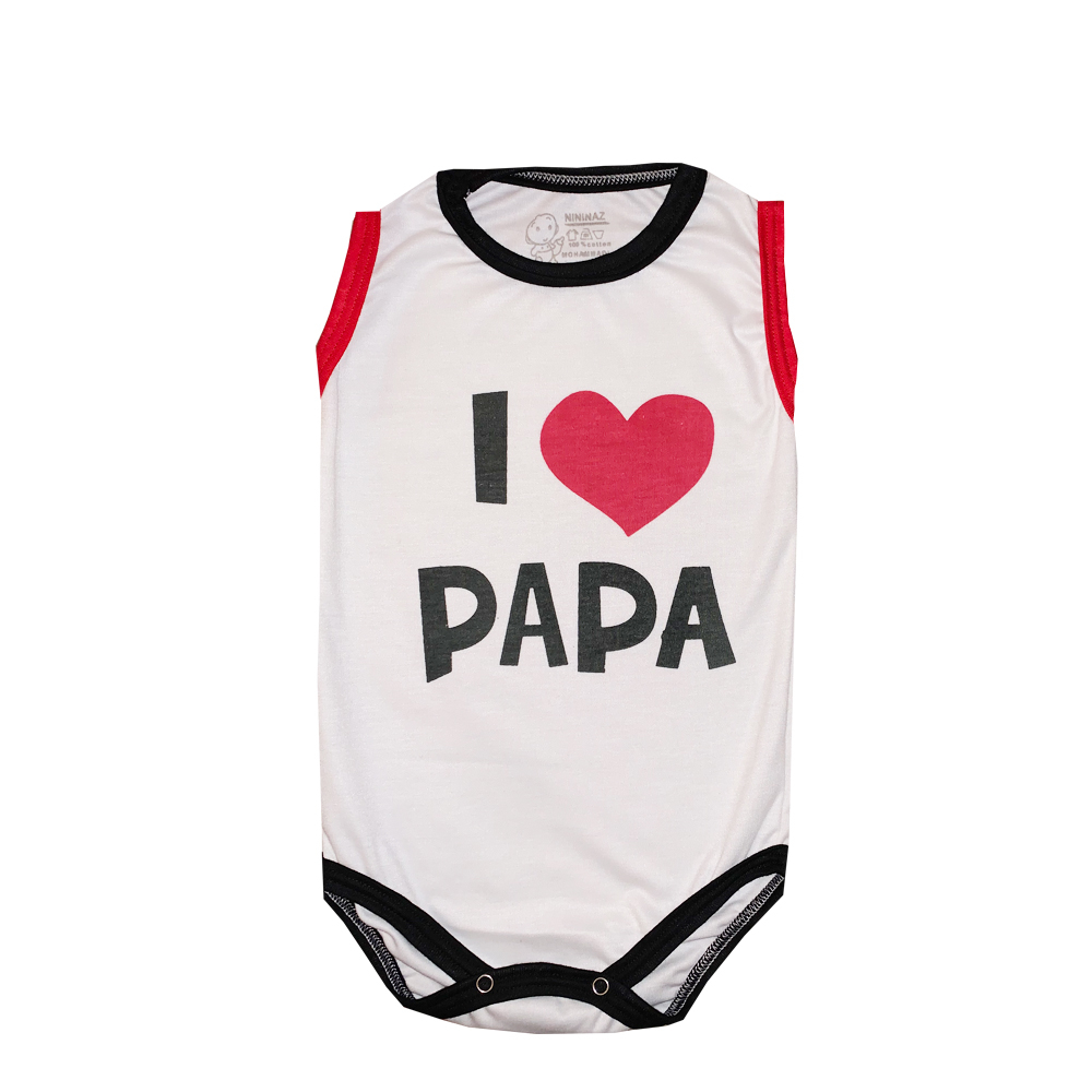 بادی نوزادی مدل I Love Papa