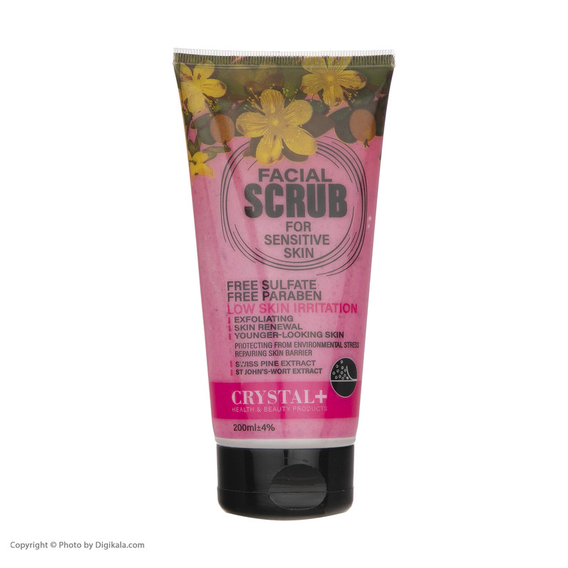 اسکراب لایه بردار پوست کریستال مدل Swiss Pine-St Johns Wort حجم 200 میلی لیتر