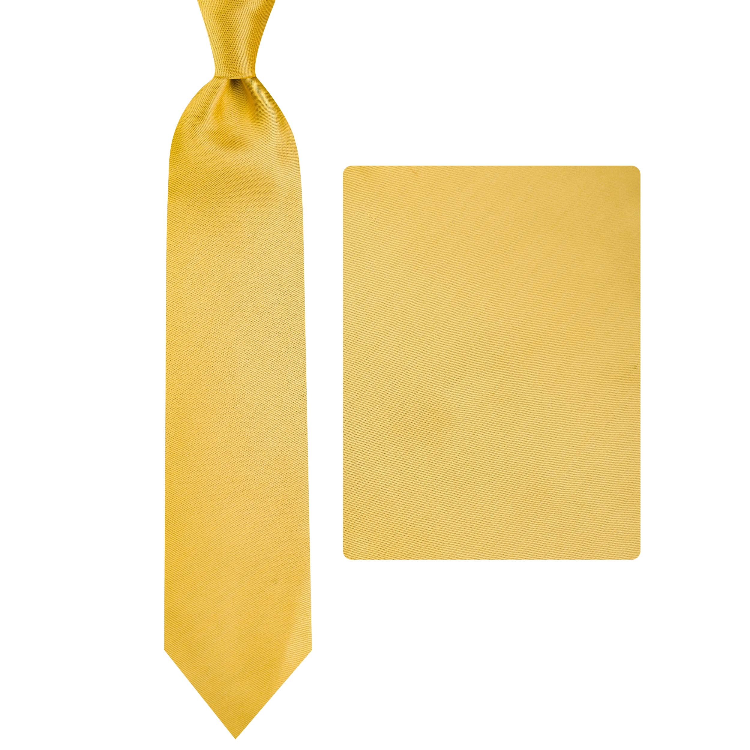 ست کراوات و دستمال جیب مردانه مدل GF-SO1543-GO