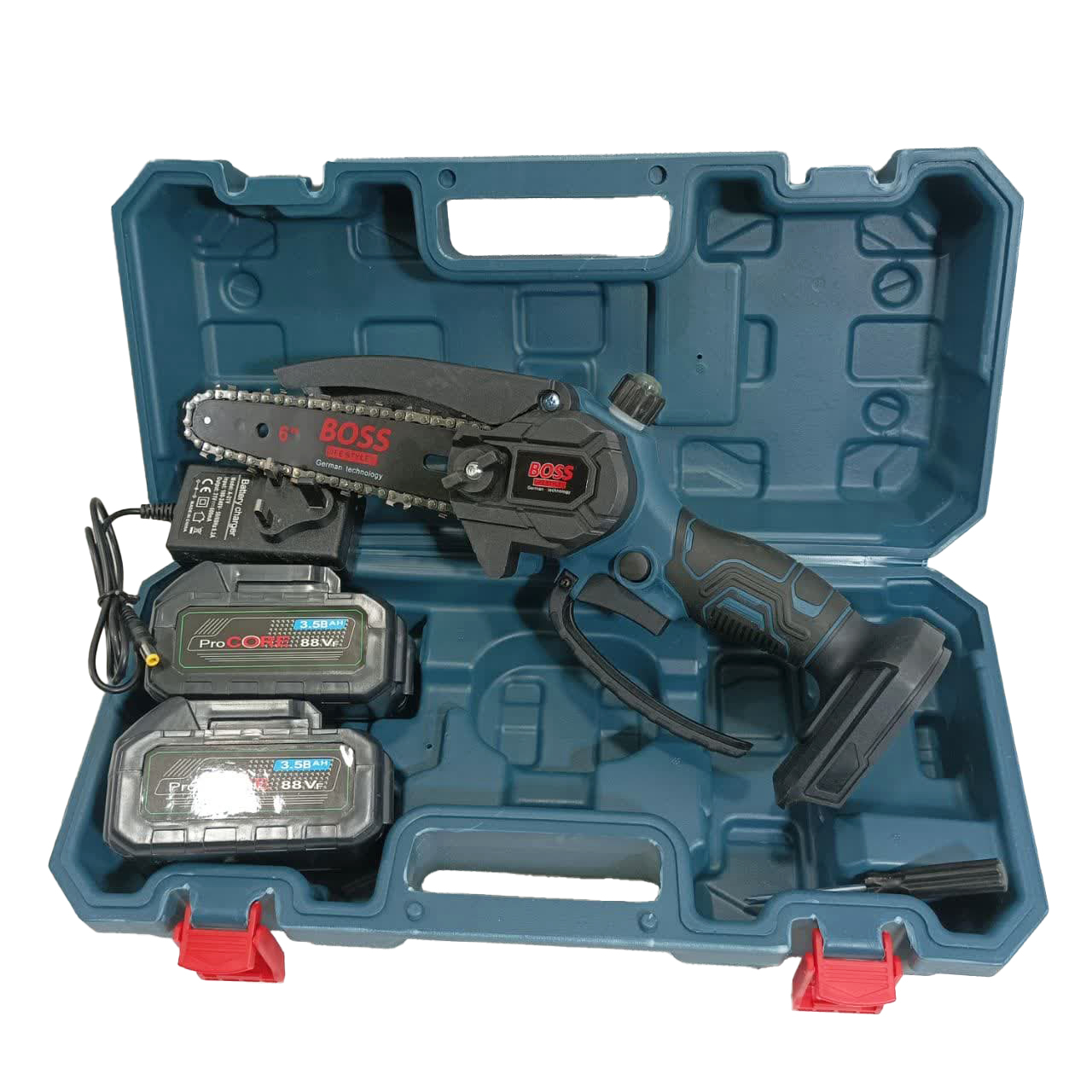 اره زنجیری شارژی باس مدل 15cm-dual-battery اره زنجیری شارژی باس مدل 15cm-dual-battery
