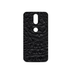 MAHOOT Black-Crocodile-Leather Cover Sticker for Motorola Moto G4