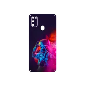 MAHOOT Smoke Rainbow Digital Art 1 Cover Sticker for Samsung Galaxy M21