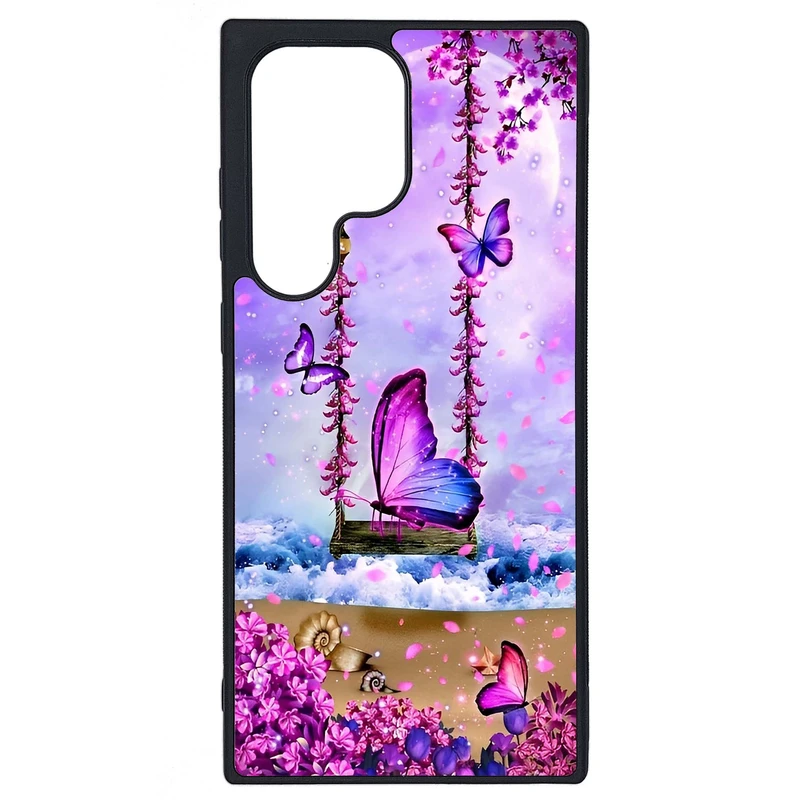 کاور طرح پروانه کد G-028 مناسب برای گوشی موبایل سامسونگ Galaxy S23 Ultra