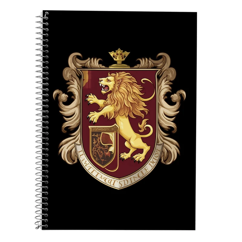 دفتر زبان 50 برگ مدوپد مدل دوخط طرح هری پاتر harrypotter کد DF10356