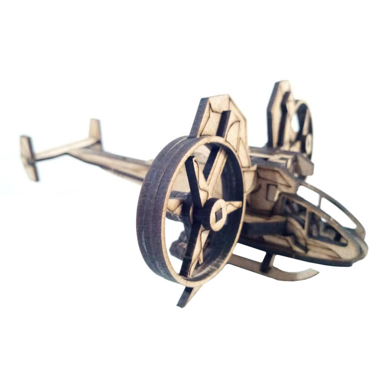 ساختنی مدل ماکت چوبی هلیکوپتر کد M87