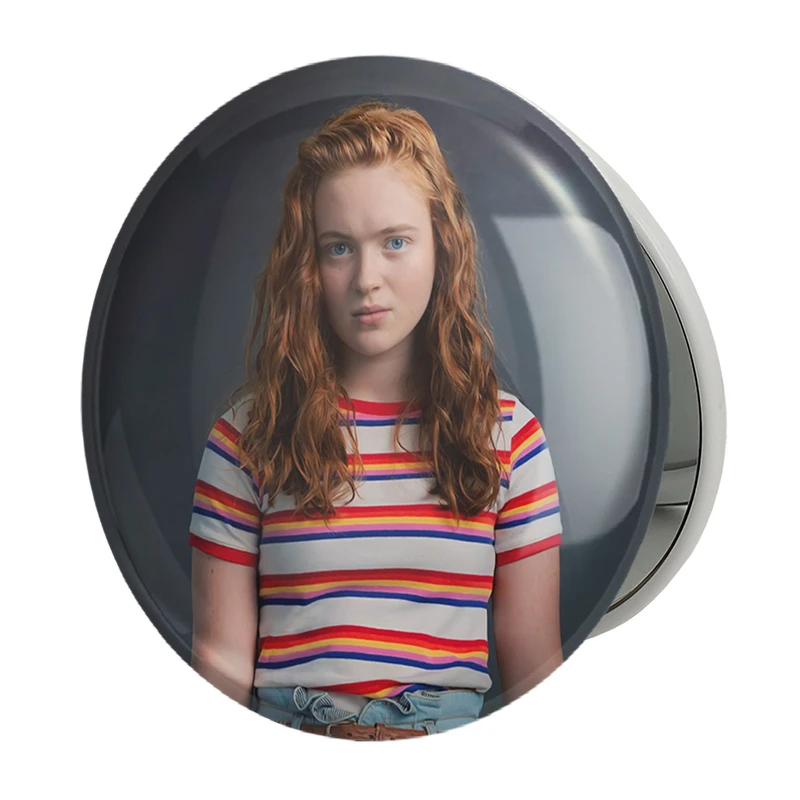آینه جیبی خندالو طرح مکس سریال استرنجر تینگز Stranger Things مدل تاشو کد 19313 