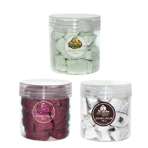 بستنی خشک شاتوت و طالبی و کیک وانیل دردانه - 120 گرم بسته 3 عددی