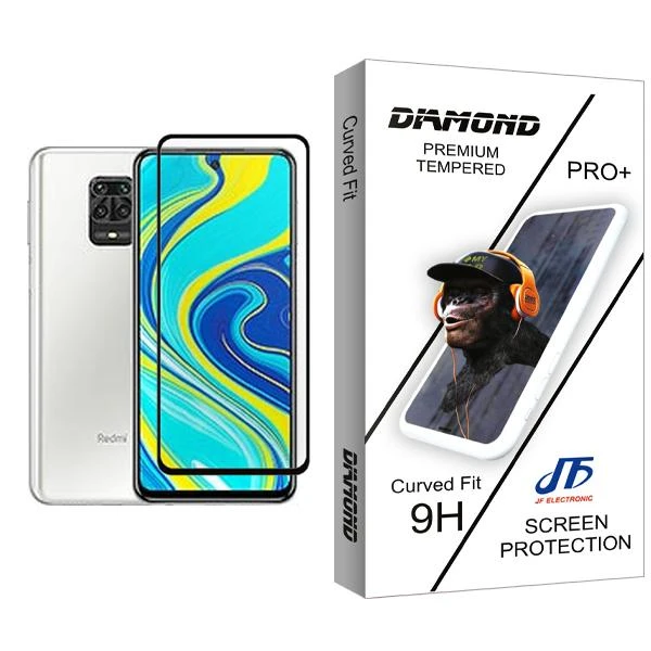 محافظ صفحه نمایش جی اف مدل Diamond Glass MIX001 مناسب برای گوشی موبایل شیائومی Redmi Note 9S