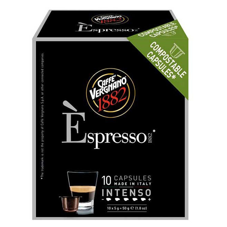 کپسول قهوه اینتنسو ورنیانو کافه بسته 10 عددی