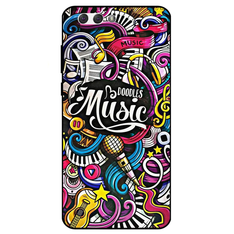 کاور مگافون طرح موزیک مدل 8241 مناسب برای گوشی موبایل ایسوس Zenfone 4 Max / ZC520KL