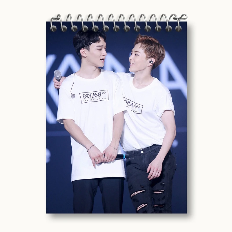 دفتر یادداشت 50 برگ خندالو مدل گروه اکسو EXO کد 13583