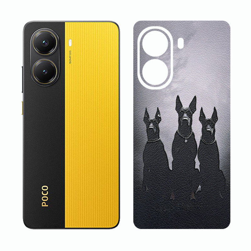 برچسب پوششی ریمکس مدل Cover طرح دوبرمن مناسب برای گوشی موبایل شیائومی Poco X7 Pro  
