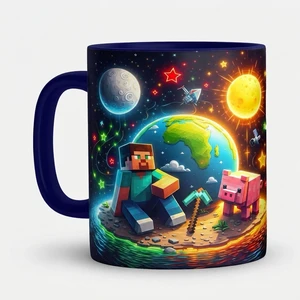 ماگ مدل ماینکرفت minecraft دسته رنگی کد 9251