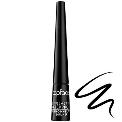 خط چشم تاپ فیس مدل CARBON BLACK WATERPROOF شماره 1