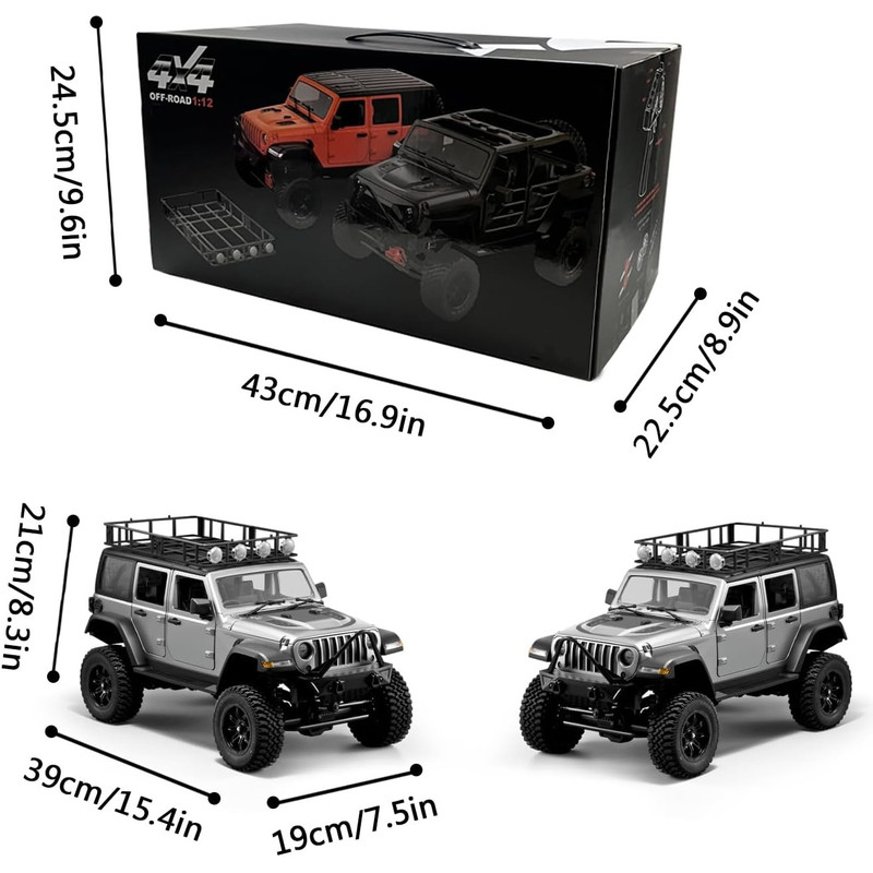 ماشین بازی کنترلی مدل جیپ آفرود طرح 4x4 Jeep کد MN-128