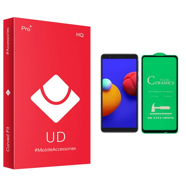 محافظ صفحه نمایش سرامیکی یو دی مدل +PRO مناسب برای گوشی موبایل سامسونگ Galaxy A01 Core