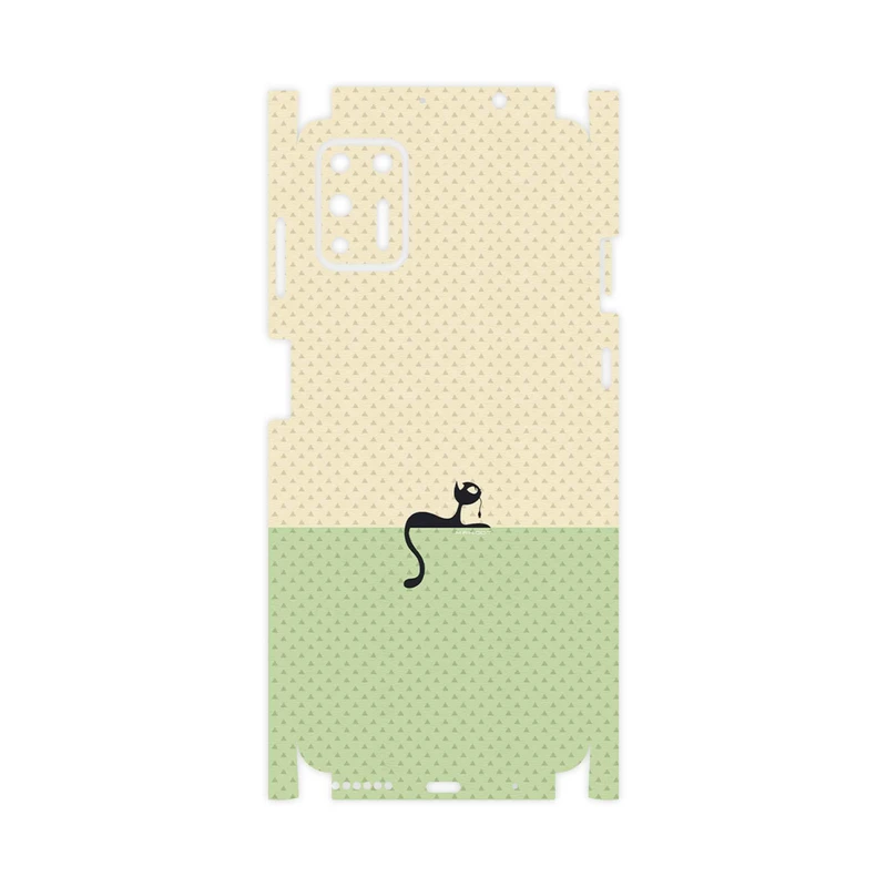 برچسب پوششی ماهوت مدل Minimal Internet Cat Icon-FullSkin مناسب برای گوشی موبایل موتورولا Moto G9 Plus