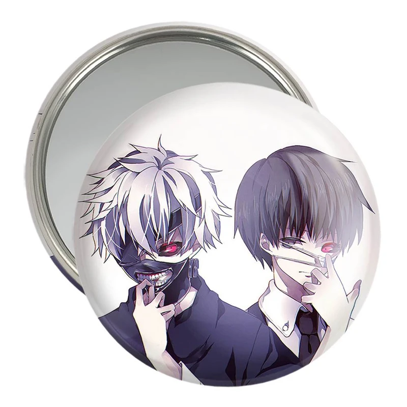 آینه جیبی خندالو مدل کانکی کن انیمه توکیو غول Tokyo Ghoul  کد 11904