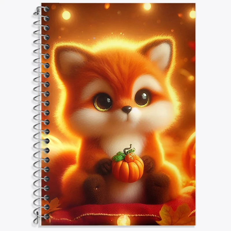 دفتر لغت 50 برگ خندالو طرح روباه کیوت کد F5339