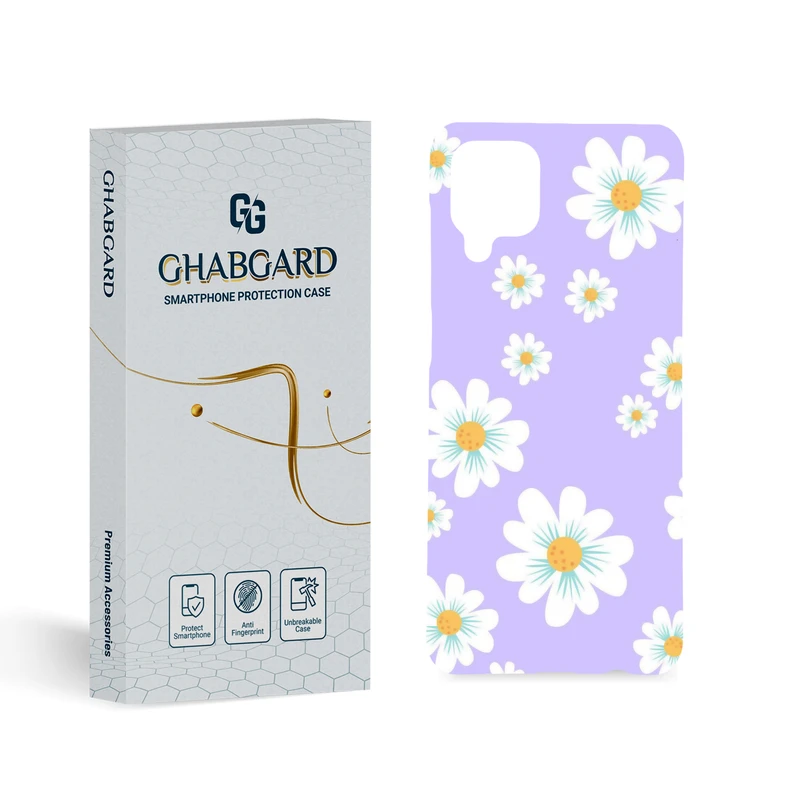 کاور قاب گارد مدل گل مناسب برای گوشی موبایل سامسونگ Galaxy M12