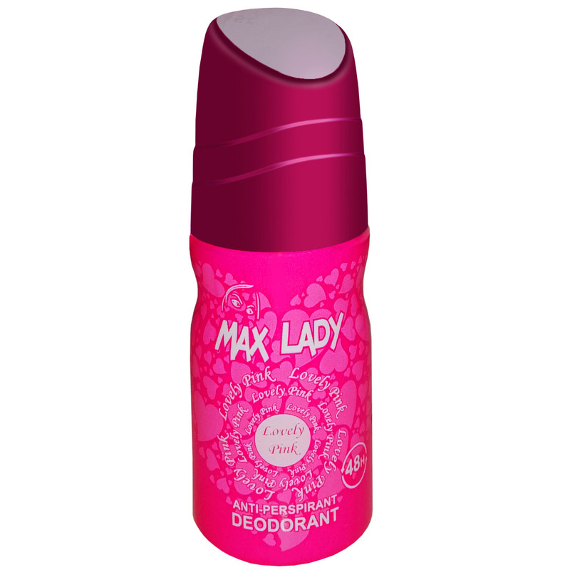 رول ضد تعریق زنانه مکس لیدی مدل Lovely Pink حجم 60 میلی لیتر