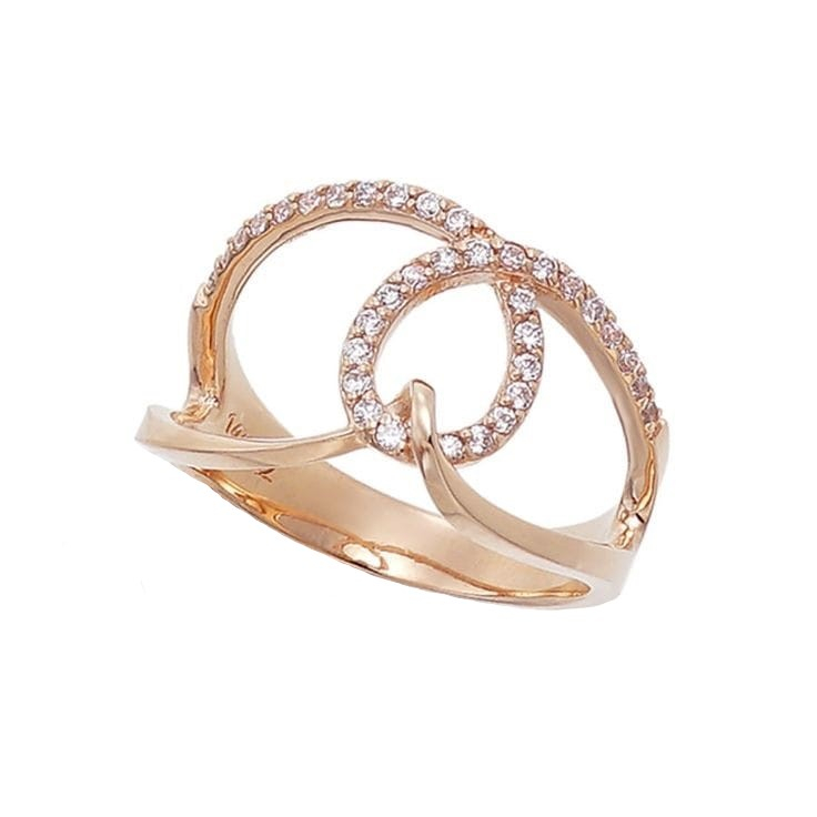  انگشتر طلا 18 عیار زنانه قیراط کد GH797