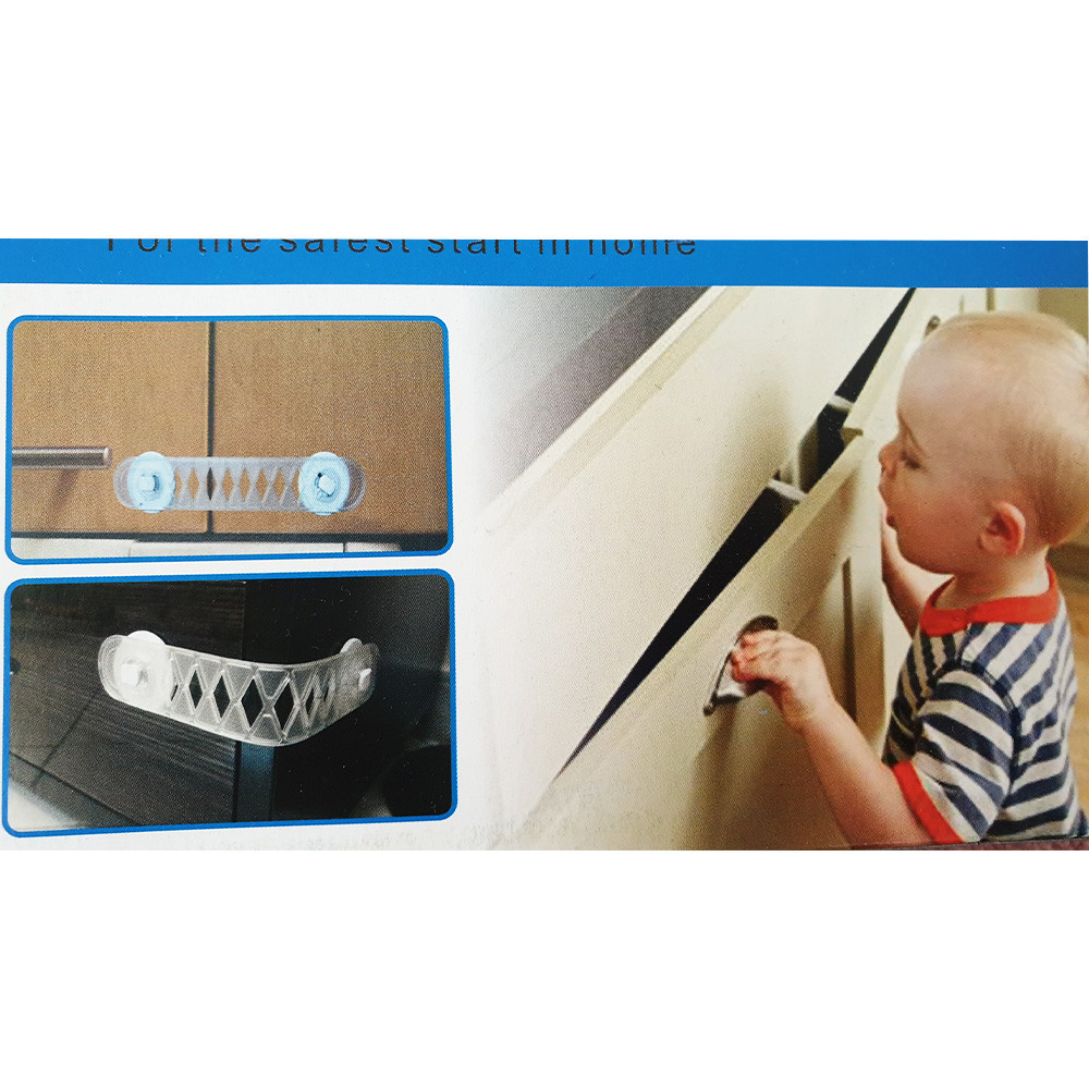 قفل درب کابینت مدل baby 3 بسته 3 عددی