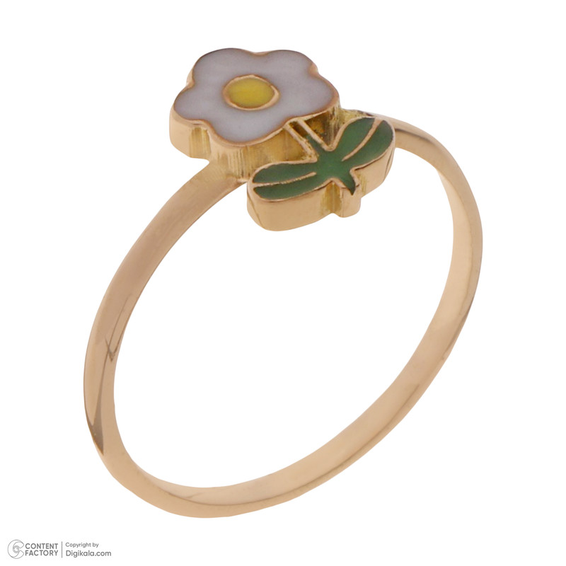 انگشتر طلا 18 عیار دخترانه میو گلد مدل R1393-45 انگشتر طلا 18 عیار دخترانه میو گلد مدل R1393-45
