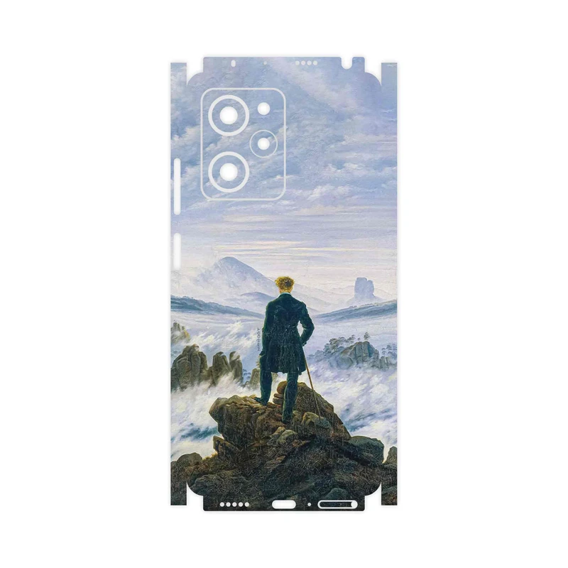 برچسب پوششی ماهوت مدل Wanderer above the Sea of Fog-FullSkin مناسب برای گوشی موبایل شیائومی Poco X5 Pro