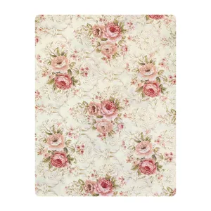 ملحفه آدنو مدل گلزار کد CH49 دونفره سایز 170x240 سانتی متر
