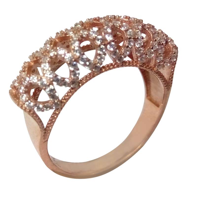 انگشتر نقره زنانه مدل pdby10003-86