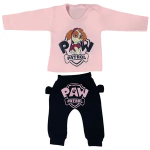 ست تی شرت و شلوار نوزادی طرح Paw Patrol مدل 207