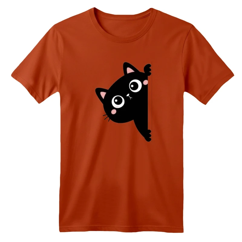 تی شرت آستین کوتاه بچگانه مدل گربه