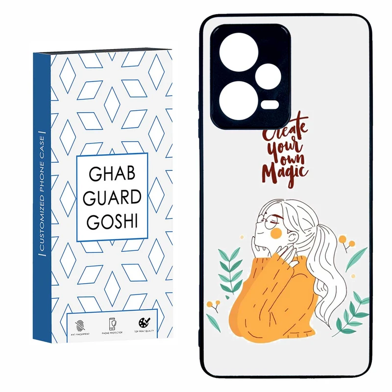 کاور قاب گارد گوشی طرح دخترانه کد TPU-050 مناسب برای گوشی موبایل شیائومی  REDMI NOTE 12 PRO 5G