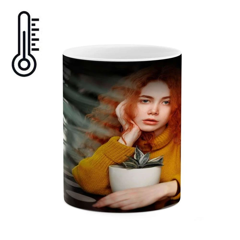 ماگ حرارتی کاکتی مدل دختر کد mgh17325