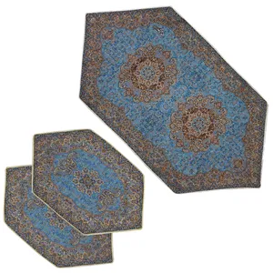 ست 3 تکه رومیزی ترمه مدل نسترن کد DB3-3
