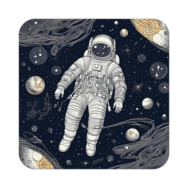 زیر لیوانی کاکتی طرح فضانورد مدل mp46414