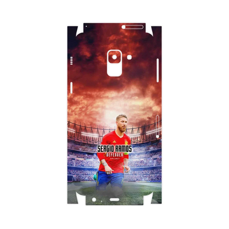 برچسب پوششی ماهوت مدل Sergio Ramos-FullSkin مناسب برای گوشی موبایل سامسونگ Galaxy A8 2018