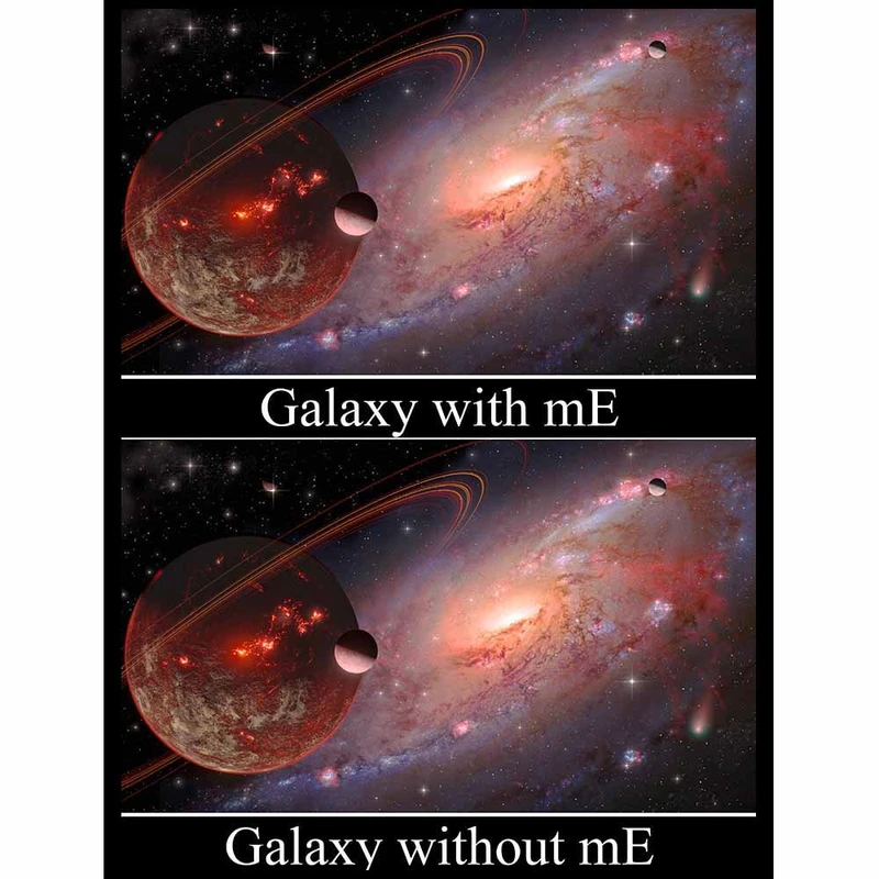پوستر مدل Galaxy with me کد 003