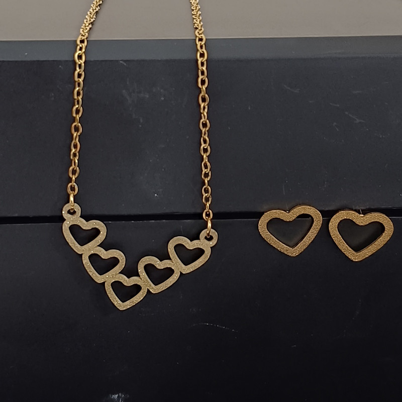 نیم ست زنانه طرح قلب کد RKH_1745