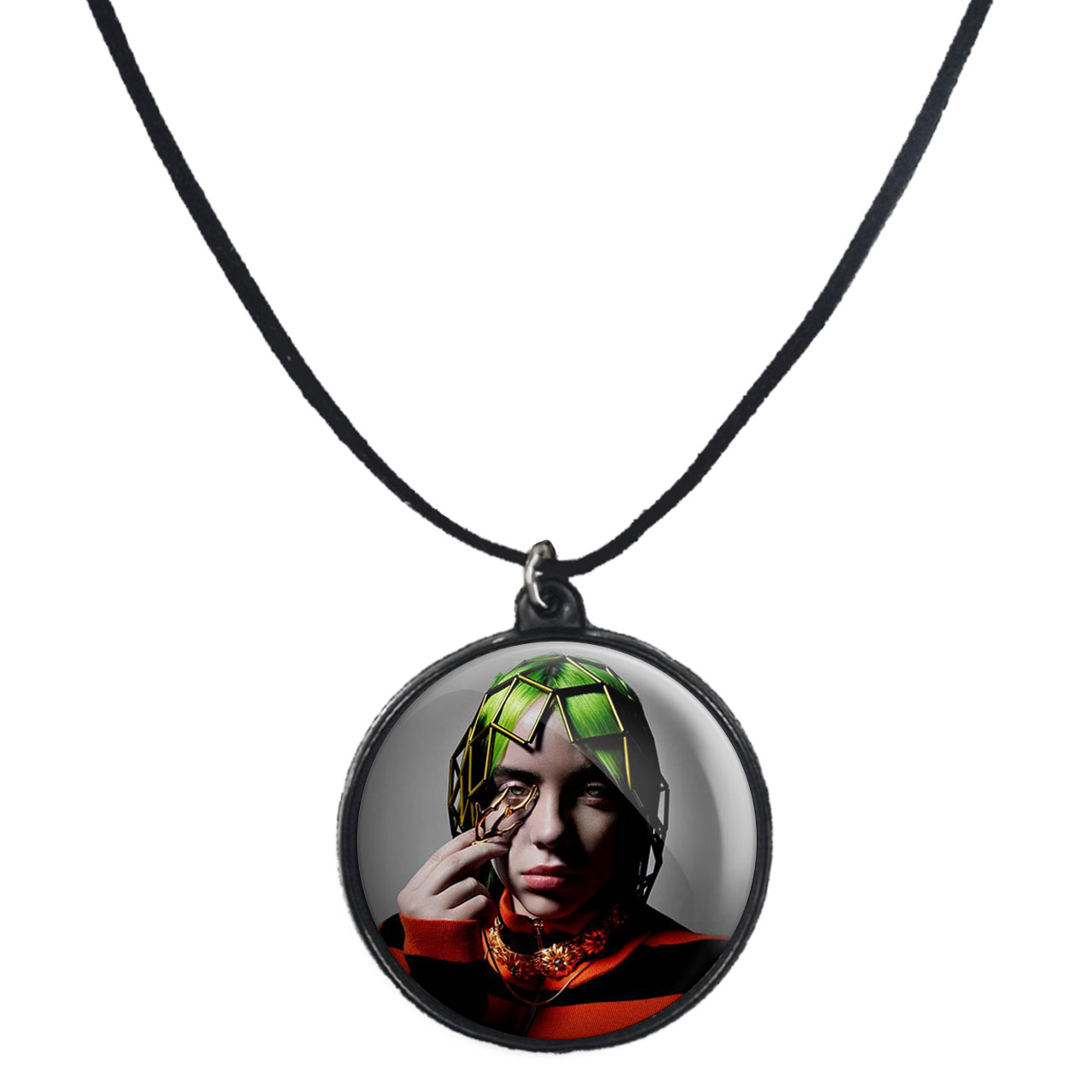 گردنبند پرمانه طرح بیلی آیلیش کد pmb.84 مدل دو طرفه