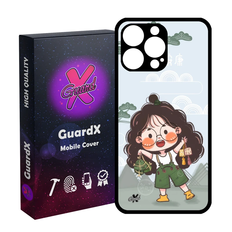 کاور گارد ایکس طرح دختر مدل Glass10664 مناسب برای گوشی موبایل اپل iPhone 14 Pro Max