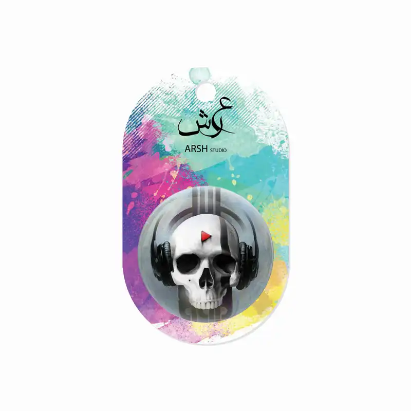 مگنت عرش طرح اسکلت فانتزی کد Asm292