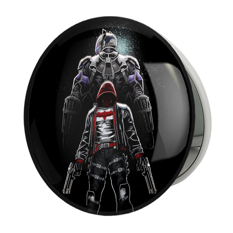 آینه جیبی خندالو طرح بتمن شوالیه آرخام Batman Arkham knight مدل تاشو کد 30305