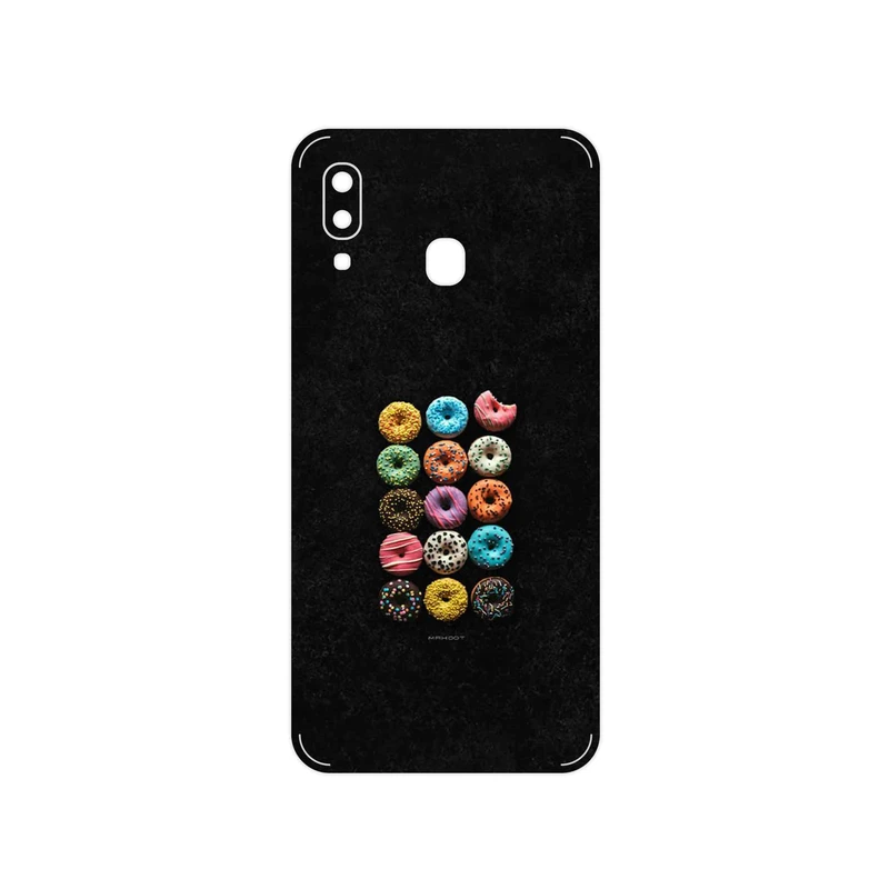 برچسب پوششی ماهوت مدل Doughnut مناسب برای گوشی موبایل سامسونگ Galaxy A20